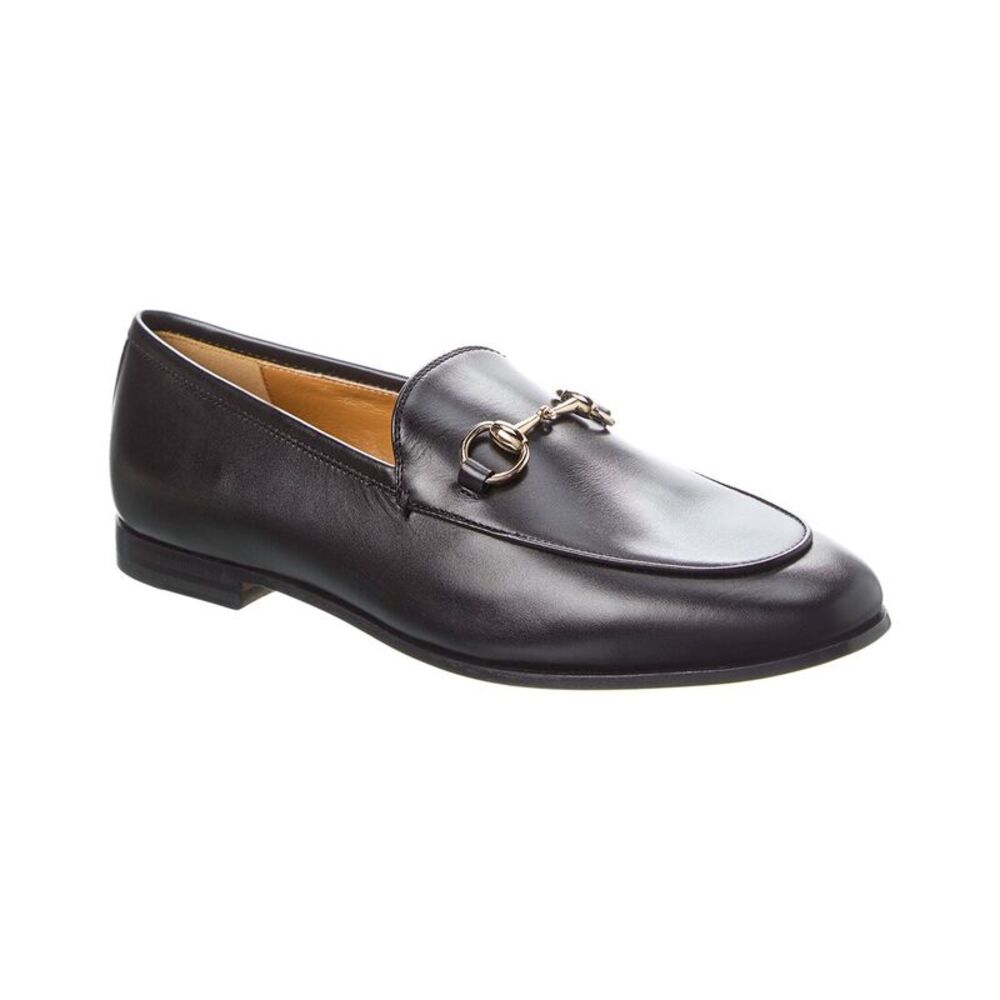 Gucci Jordaan Leather Loafer, Black